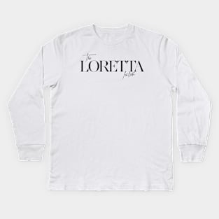 The Loretta Factor Kids Long Sleeve T-Shirt